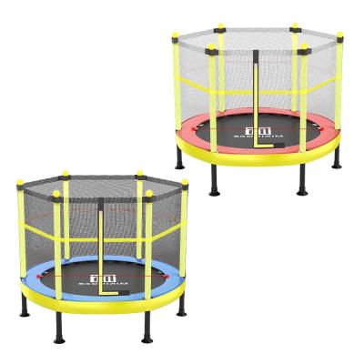 China With Protective Net China Manufacturers Exercise Cheap Indoor Foldable Mini Trampoline For Kids for sale