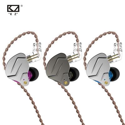 China KZ ZSN 1DD+1BA PRO HIFI Viable HiFi Headphones Sports Gaming Earplug Subwoofer Cable Headset 3.5mm With MIC 2PIN Headphones for sale