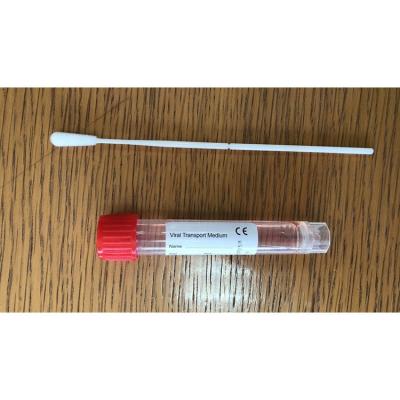 China VTM Clinic Sampling Tube with Nasal Swab for sale