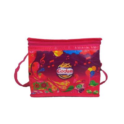 China Handled Laminated Non Woven Thermal Cooler Bag With Adjustable Strap for sale