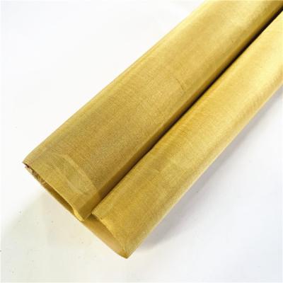 China Single Weave Oil Brass Twill Filter Mesh 80 100 120 150 Mesh Brass Wire Mesh for sale