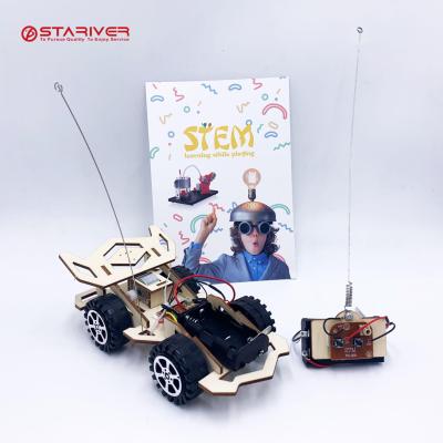 China Educational Science Kit DIY STEM TOYS Electric RC Control Racing Car Toy Science 001 for sale