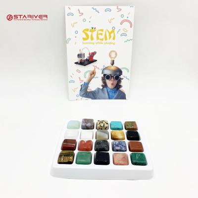 China Educational DIY STEM toy science experiment kit 20 in 1 stones specimen kit for kids 0033 for sale