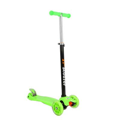 China PU wheel for kids mini folding kick scooter for sale