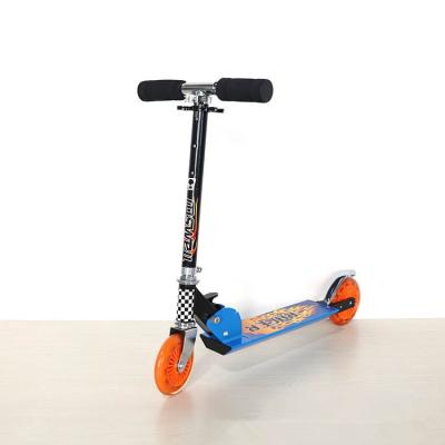 China Hot Sale 125mm PVC Light Wheels Off Road Kick Scooter for sale