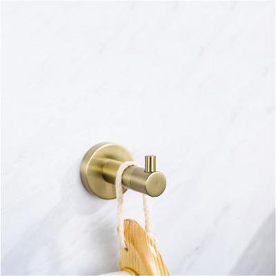 China Modern Bathroom Single Wall Mount Promotion Coat Towel Robe Self Adhesive Sticky Hook for sale