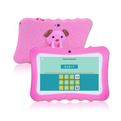 China Cheap 7 Inch Education Protection Kids Smart Tablet PC Drop Resistance Learning Tablet for sale