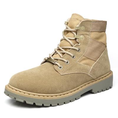 China Custom Made Winter Comfortable Laceup Desert Boots Mens Suede Leather Casual Ankle Boots Anti-Slip for sale