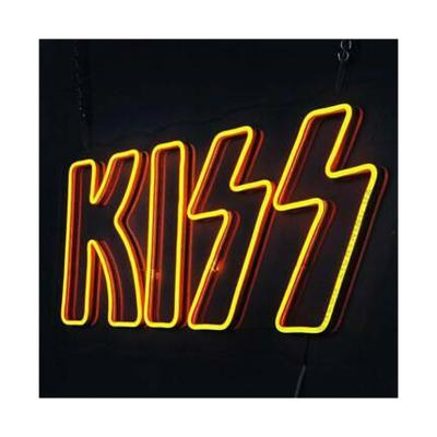 China OUTDOOR STORE New Arrival Kiss Neon Lamp Sign Art Wall Decor Lights Neon Sign Bar Wedding Party Supplies for sale