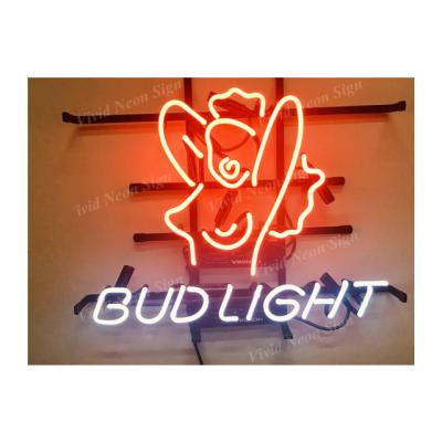 China Modern Creative Neon High Quality Bud Light Strip Lights Silicon Profiles Separating Led Neon Cable For Custom Neon Sign for sale