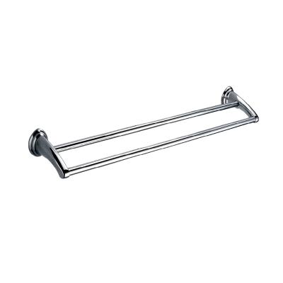 China From Heater Factory direct double bathroom zinc alloy 3912 towel rack for sale