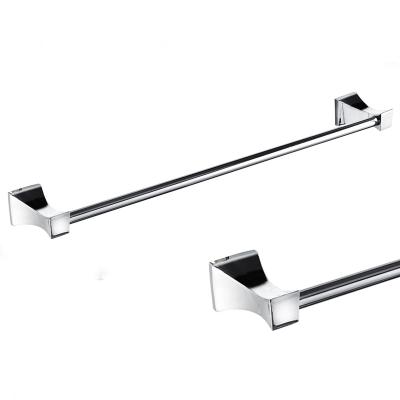 China High Quality Towel Rack Chrome Single Towel Pole Heater Bathroom Decoration Towel Rack Single for sale