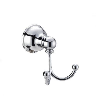 China Modern Manufacturer Sanitary Ware Zinc Coat Robe Wall Mounted Hook for sale