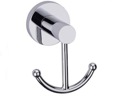 China Modern Metal Wall Polished Chrome Coat Towel Hooks for sale