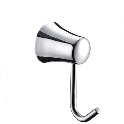 China Modern Hotel Style Chrome Plated Robe Hook For Bathroom Clothes Hook Hanger for sale