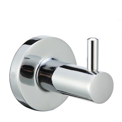 China High Quality Modern Design Modern Bathroom Chrome Robe Hook Zinc Clothes Hook for sale