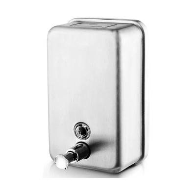 China Modern Double Soap Dispenser Stainless Steel Single Soap Dispenser for sale