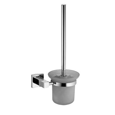 China Modern Bath Room Wall Mounted Zinc Alloy Toilet Brush Holder for sale