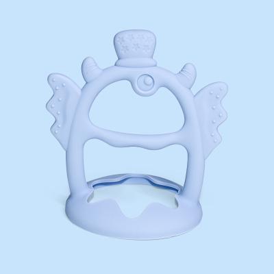 China Wholesale 100%food Grade Silicone Teether Legenday Food Grade Bpa Free Soft Chew Teething Toy Silicone Baby Teether for sale