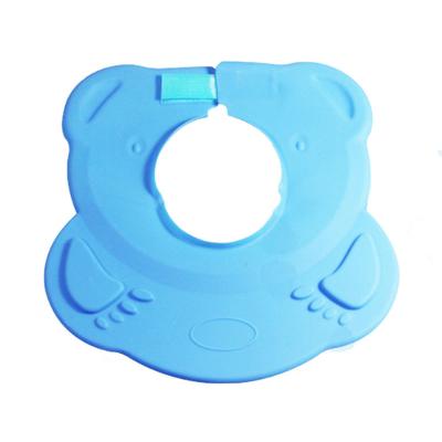 China Custom Sustainable Waterproof Baby Shower Faucet Cap Baby Silicone Adjustable Safety Bathing Shower Cap for sale