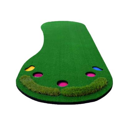 China Indoor and Outdoor Playground Golf Practice Golf Green Practice Putting Blanket Set Large Simulation Foot Green for sale