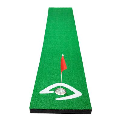 China Artificial Elastic EVA Portable Indoors Putting Trainer Inside Mini Golf Putting Green Grass + Hign for sale