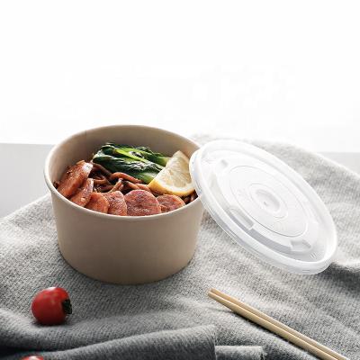 China 100% Eco-friendly Bamboo Fiber Salad Food Container Disposable Paper Bowls for sale