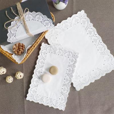 China Sustainable Rectangle Paper Doilies zu verkaufen