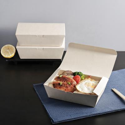 China Custom Recyclable Fast Food French Fries Fried Chicken Box Packaging Paper Socket Paper Box for sale