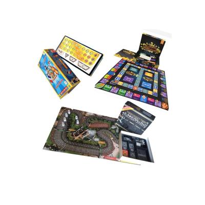 China Cardboard Paper Paper Cardboard Custom Design Board Games Manufacturers for sale