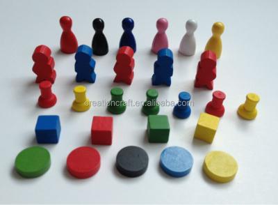 China Customized Wooden Wooden Board Game Pieces Game Pawns - CCPS458 for sale