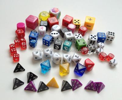 China Custom Acrylic Game Dice Acrylic Netting for sale