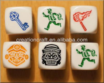 China Custom Paper + Plastic Board Game Accessories Die Cut for sale