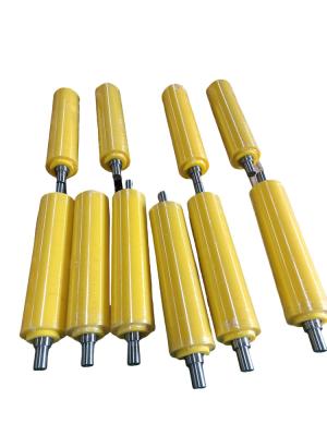 China Customized Polyurethane Coating Roller Industrial Urethane Rollers For Heavy Use for sale