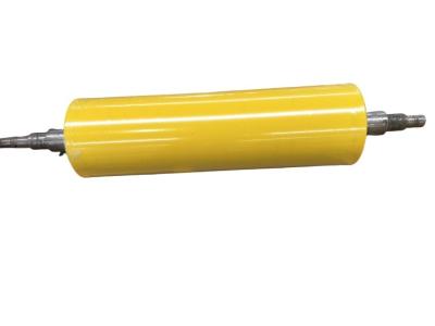 China Heavy Duty PU Coated Roller 90 A Shore Hardness Polyurethane Conveyor Rollers for sale