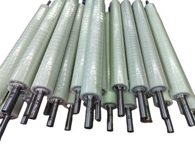 China Heavy Duty Polyurethane Coated Roller Wear Resistant for Material Handling Forklift for sale