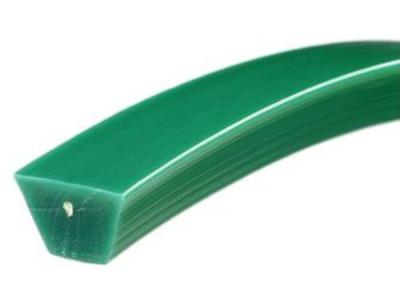 China Color verde o rojo Cinturón reforzado de poliuretano poliuretano V Cinturón de diámetro 4mm-20mm en venta