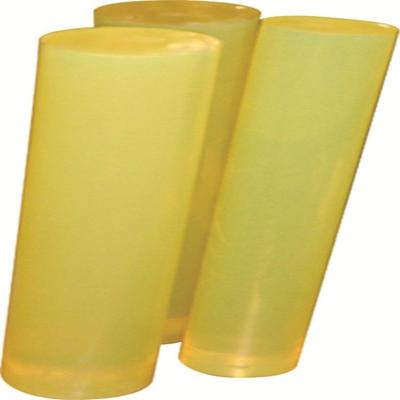 Chine 65-95 A Dureté Polyuréthane PU Barre ronde Barre solide Couleur jaune à vendre