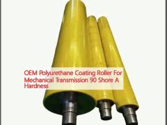 OEM Polyurethane Coating Roller For Mechanical Transmission 90 Shore A Hardness