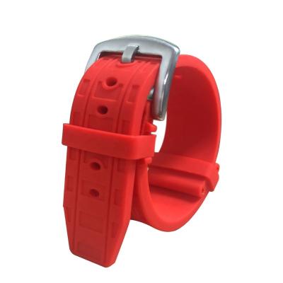 China Wholesale High Quality Rubber Silicone Sports Waterproof Smart Watch Strap For Diving Watches for sale