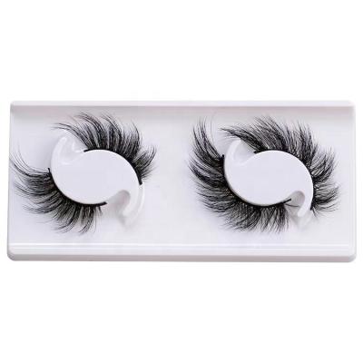 China Natural soft exaggerated eyelashes eyelash tail cyclone 3D curl elongated exaggerated false squint eyelashes for sale