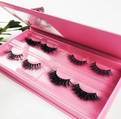 China Natural Soft Lashes Own Brand Mink Eyelashes 3D Mink Lashes for sale