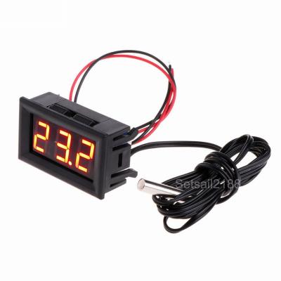 China Digital 12V Temperature Meter Thermometer Gauge -50~+110 Degree 0.56