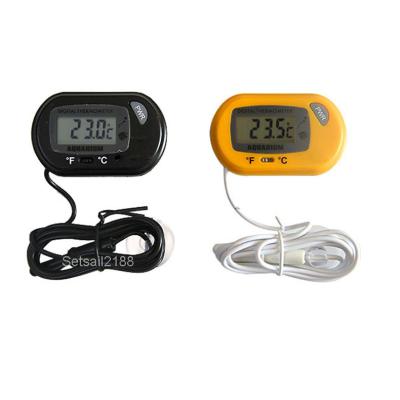 China Digital Mini Greenhouse Thermometer Water Reptile Aquarium Thermometer Temperature Meter ST-3 59 x 37 mm for sale