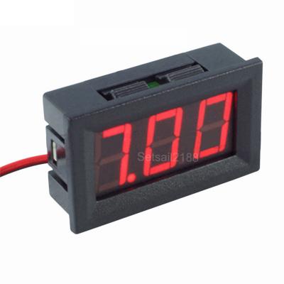 China Digital LED DC 4.5-120V Voltage Volt Meter Voltmeter DC 0.56 DC 0.56 Inch Green Blue Red 48*29*16mm for sale