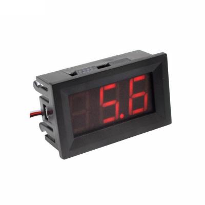 China Digital DC 0-100V 100V Voltmeter Voltage Volt Meter DC 0.56 Inches VD58 Green Blue Red 48*29*16mm for sale