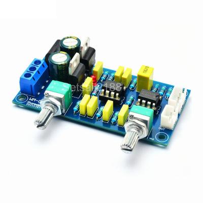 China 66*28MM Front Tone Board Subwoofer Panel Low Pass Filter NE5532 Amplifier Amplifier Board HIFI Module for sale