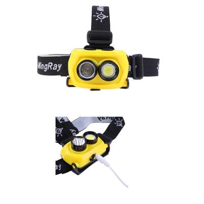 China NINGBO factory shipping small quantity camping fast portable usb rechargeable led headlamp at wholesale price for sale