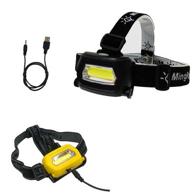 China Factory direct sales high power usb camping rechargeable torch headlamp for outdoor camping for sale