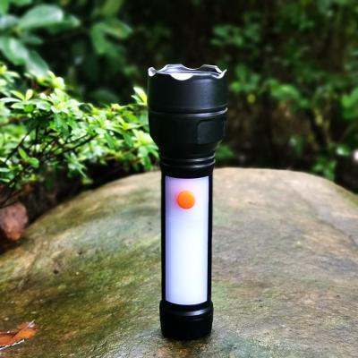 China Customized cheap outdoor camping plastic led torch road emergency torch flashlight torch with red light spare parts for sale for sale